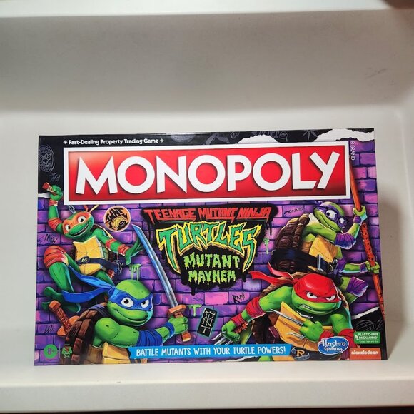 NEW Monopoly TMNT Teenage Mutant Ninja Turtles BOARD GAME Mutant Mayhem Edition - Picture 1 of 9